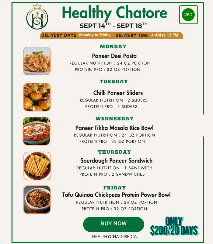 Healthy Chatore Veg High Protein Meals