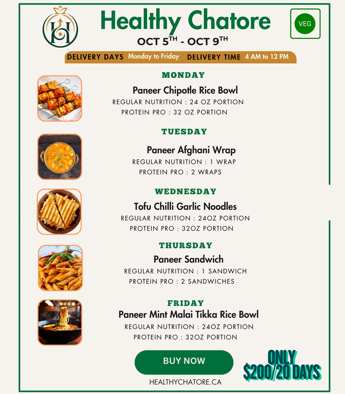 Healthy Chatore Veg High Protein Meals